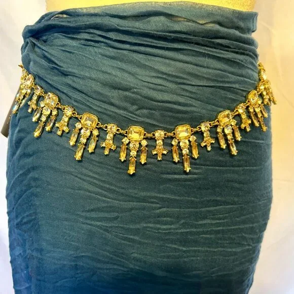 Bebe Crystal Chain Belt BEBE WOMEN main image 4
